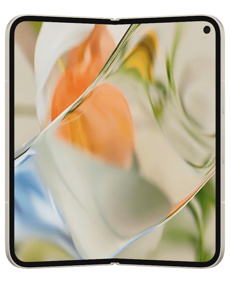 Wholesale Google Pixel 9 Pro Fold white 512GB unlocked A stock bulk smartphone unfolded view