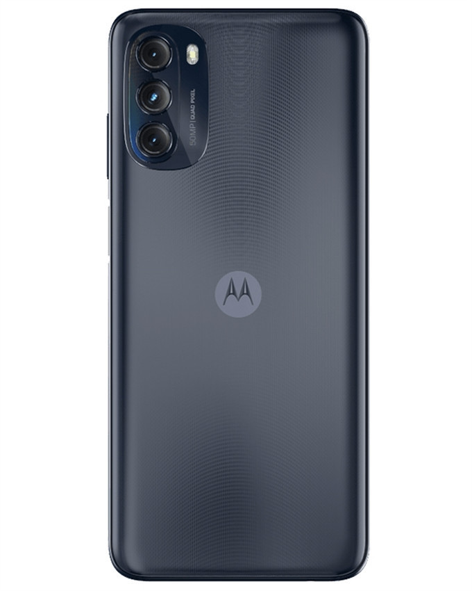 Wholesale Motorola Moto G 2022 moonlight gray 64GB unlocked c stock bulk smartphone back view