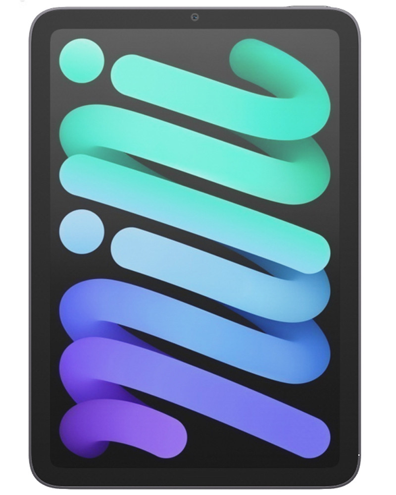 Wholesale Apple iPad Mini 6th gen 2021 A2568 space gray 64GB 5G unlocked A stock bulk tablet front view