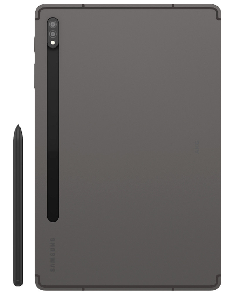 Wholesale Samsung Galaxy Tab S8 X706 graphite 128GB 5G unlocked bulk tablet back view