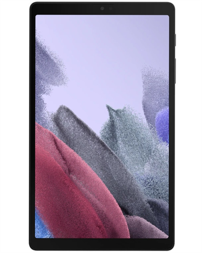 Wholesale Samsung Galaxy Tab A7 Lite T227U gray 32GB 4G LTE unlocked A stock bulk tablet front view