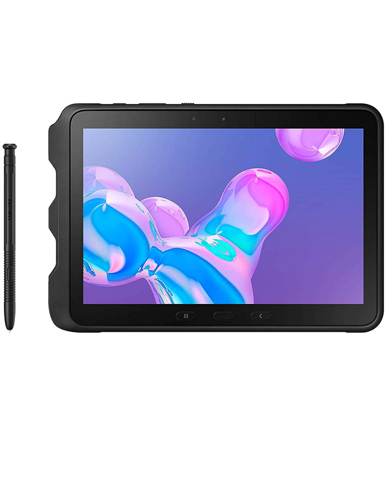 Wholesale Samsung Galaxy Tab Active Pro black 64GB unlocked LTE bulk tablet front view