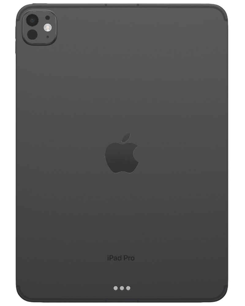 Wholesale Apple iPad Pro 13-inch M4 space black 256GB 5G unlocked bulk tablet back view
