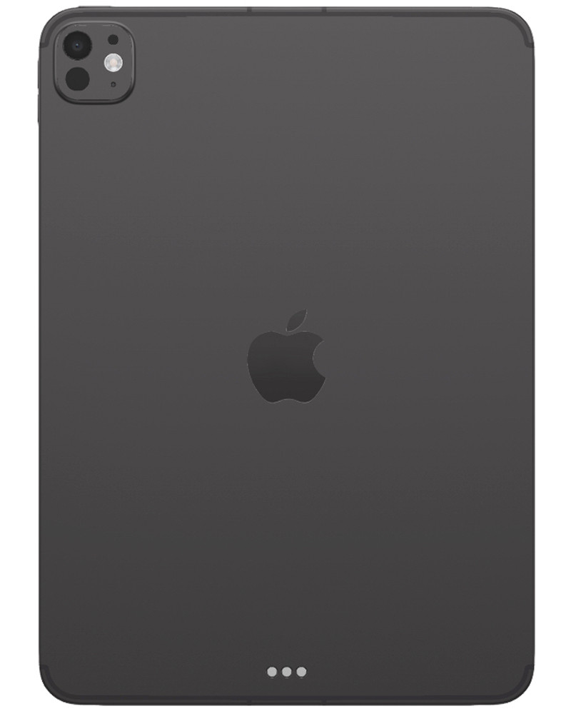 Wholesale Apple iPad Pro 11-inch 2025 space black 256GB 5G unlocked bulk tablet back view