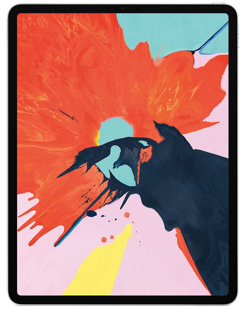 Wholesale iPad Pro 12.9 2018 A2014 space gray 64GB 4G LTE unlocked A/B stock bulk tablet front view