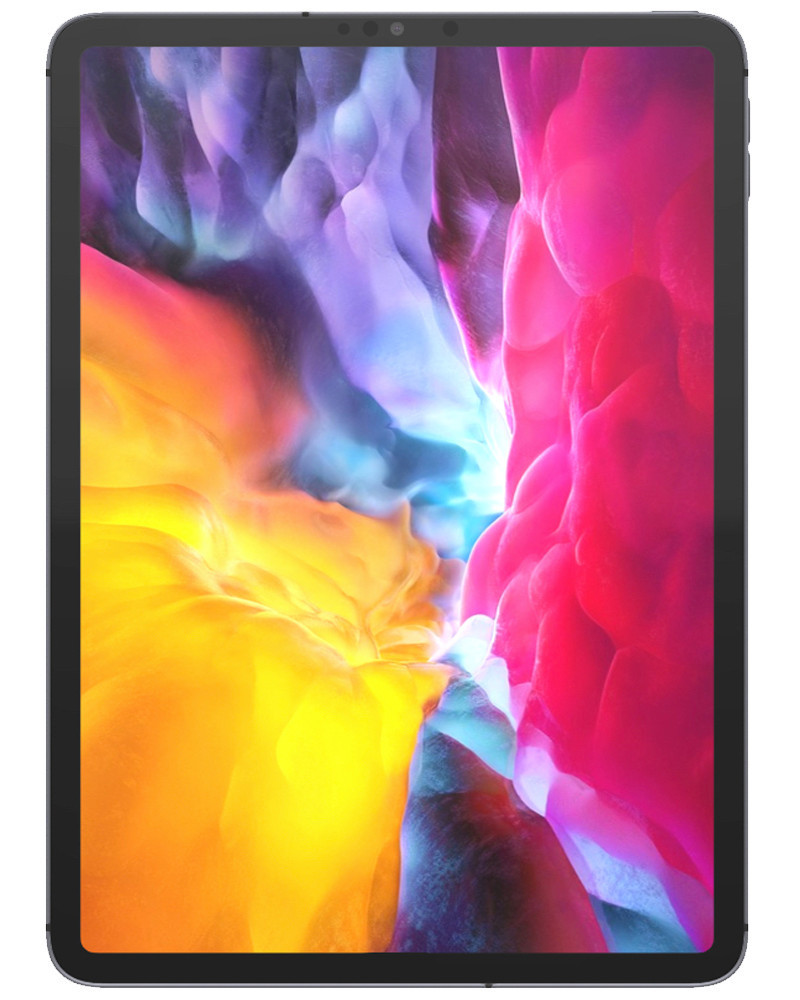 Bulk iPad Pro 11 2020 space gray 128GB 4G LTE unlocked A stock wholesale tablet front view