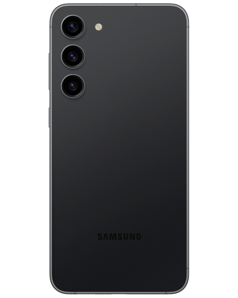 Wholesale Samsung Galaxy S23+ black 256GB unlocked b stock bulk smartphone back view