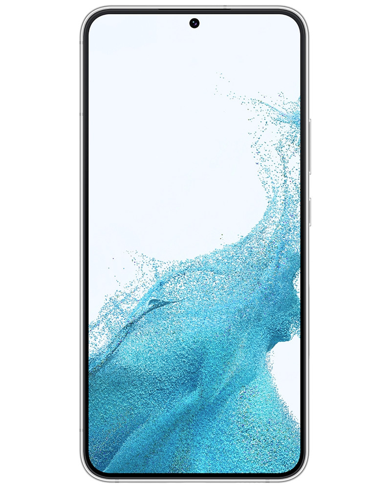 Wholesale Samsung Galaxy S22 Plus white 256GB unlocked B/C stock bulk smartphone front view