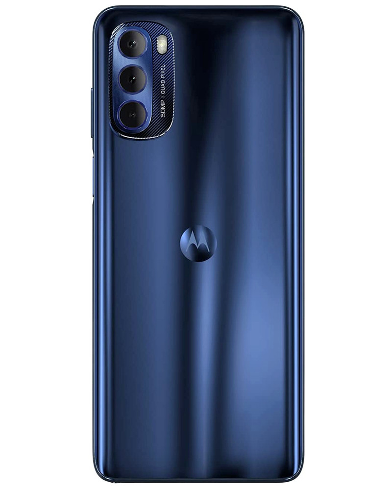 Wholesale Motorola Moto G Stylus 2022 blue 128GB unlocked B stock bulk smartphone back view
