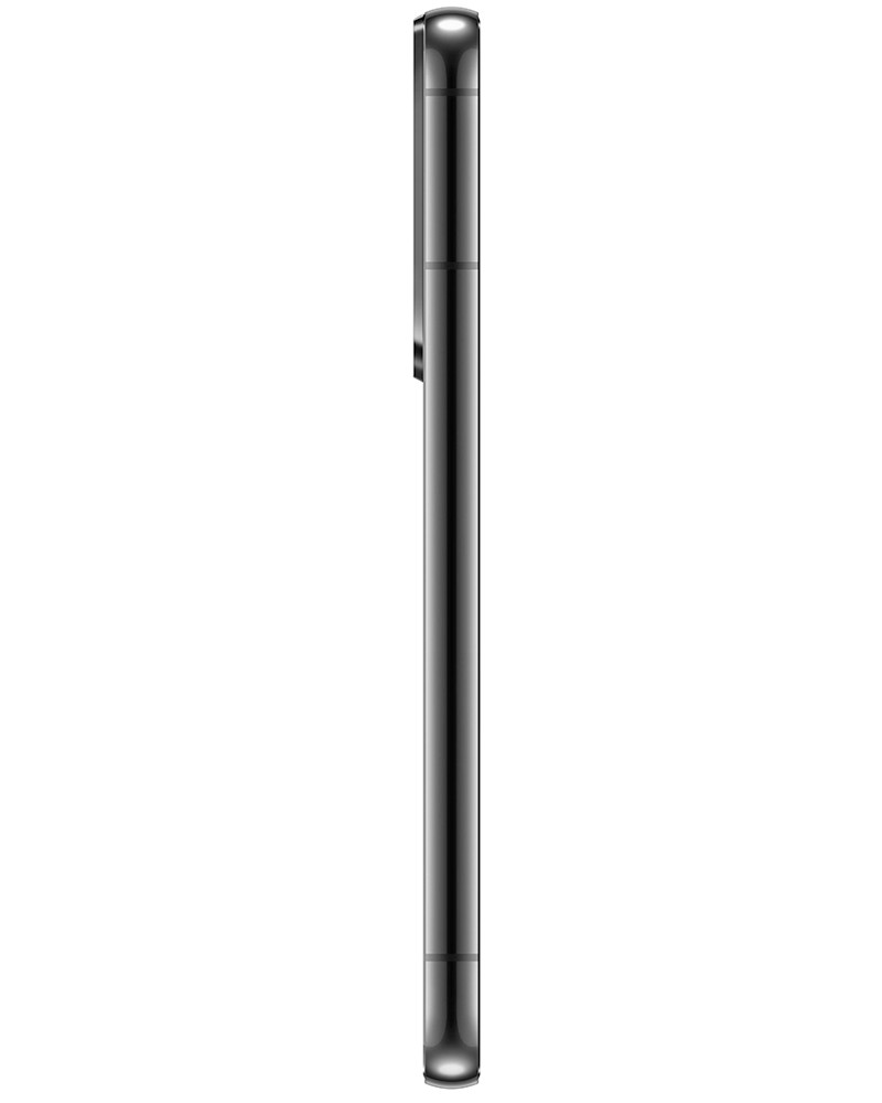 Wholesale Samsung Galaxy S22 phantom black 256GB unlocked A/B stock bulk smartphone side view