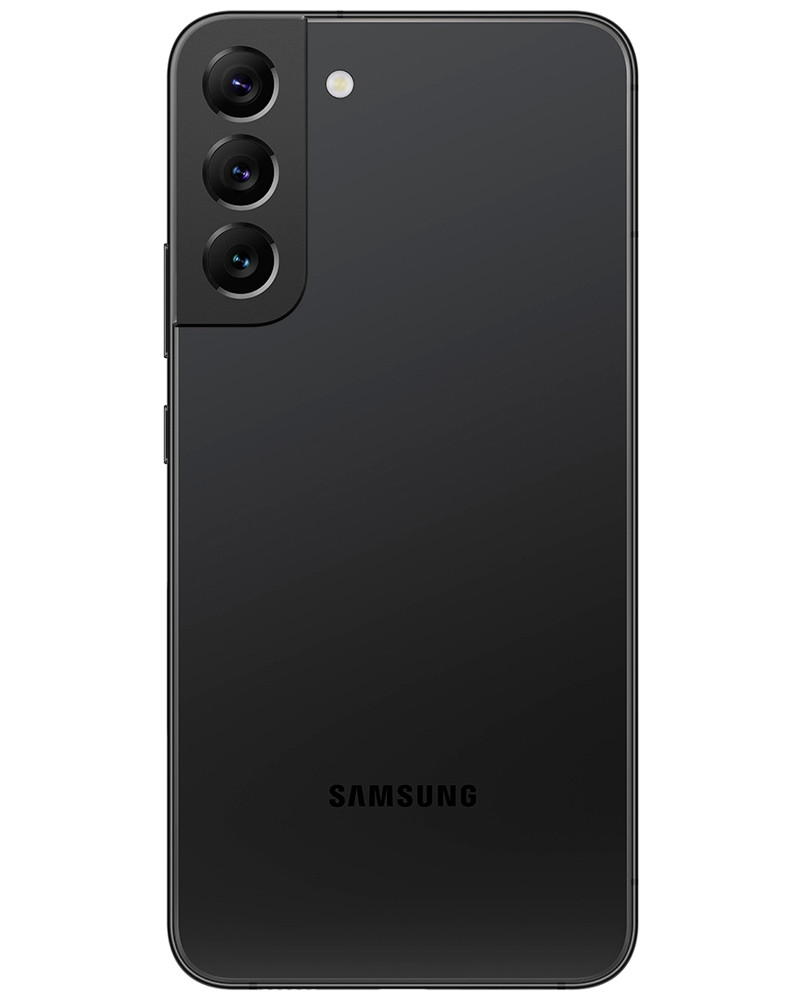 Wholesale Samsung Galaxy S22 Plus black 128GB unlocked c stock bulk smartphone back view