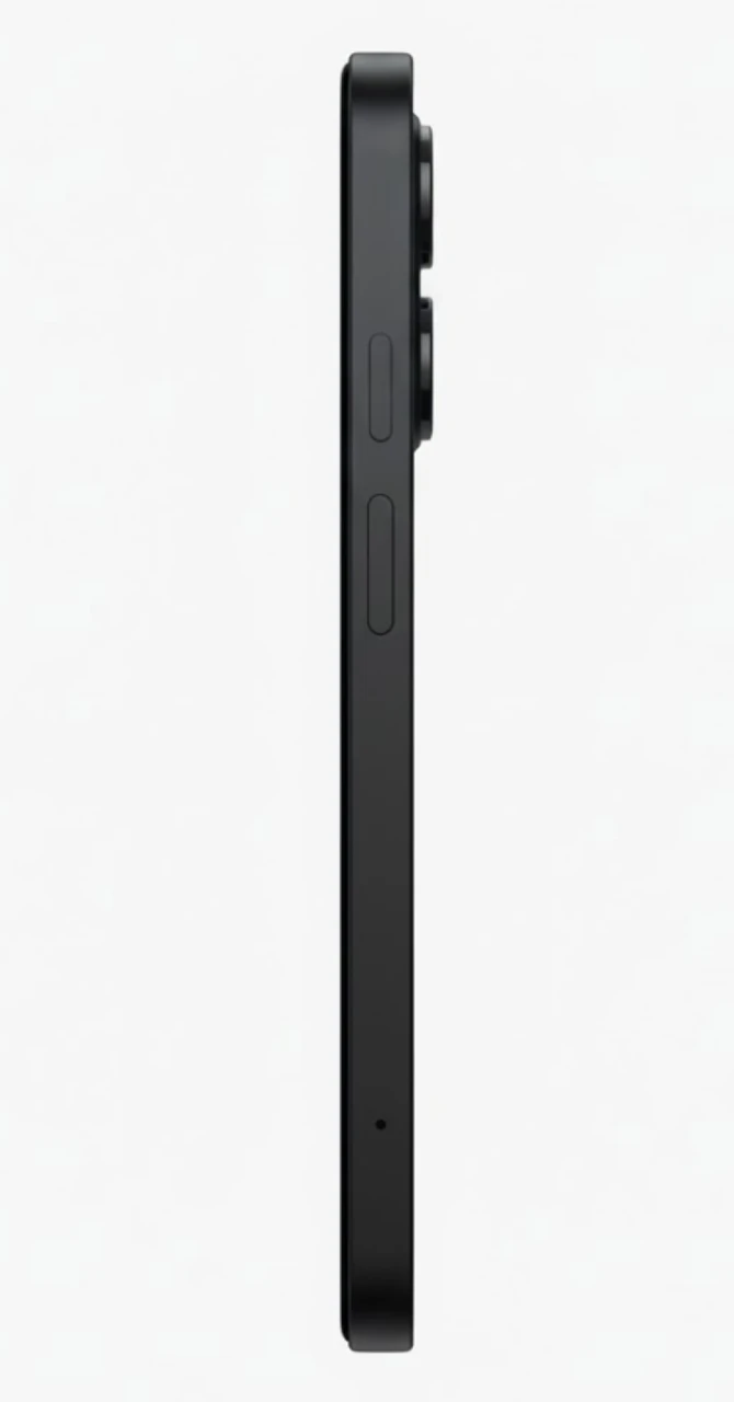 Google Pixel 6 G9S9B Stormy Black 128GB side profile showing device thickness and button placement