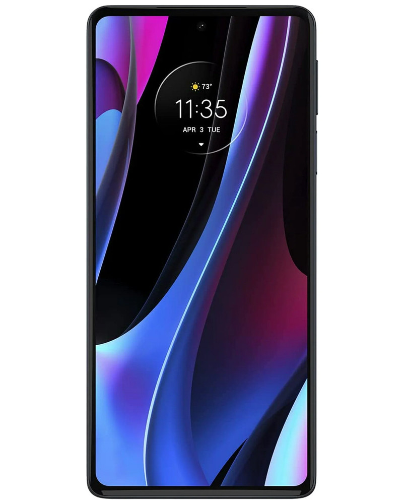 Wholesale Motorola Edge Plus 2022 blue 256GB unlocked b stock bulk smartphone front view