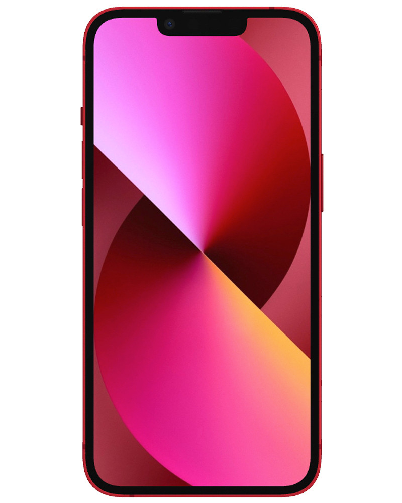 Wholesale Apple iPhone 13 red 128GB unlocked C stock bulk smartphone front view