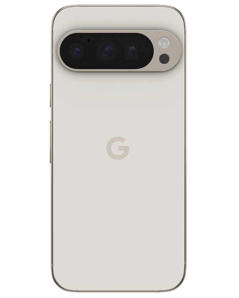 Wholesale Google Pixel 9 Pro white 128GB unlocked B Stock bulk smartphone back view