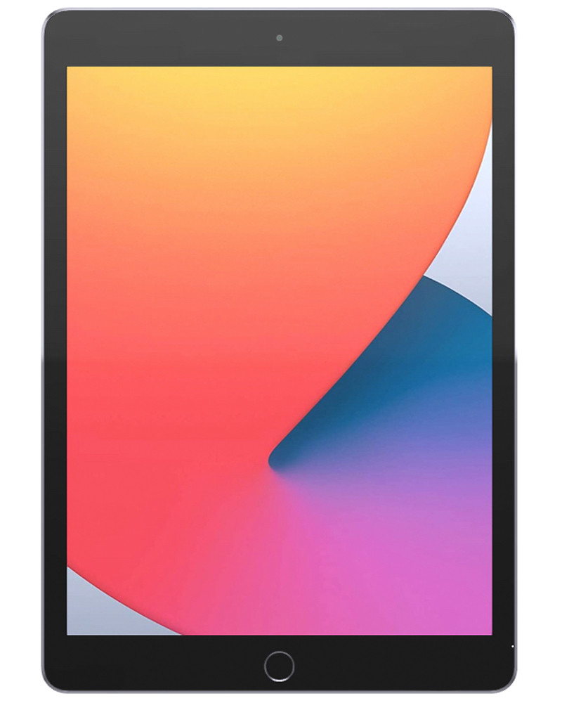 Wholesale Apple iPad 10.2 8th generation 2020 space gray 32GB unlocked c stock bulk tablet front view