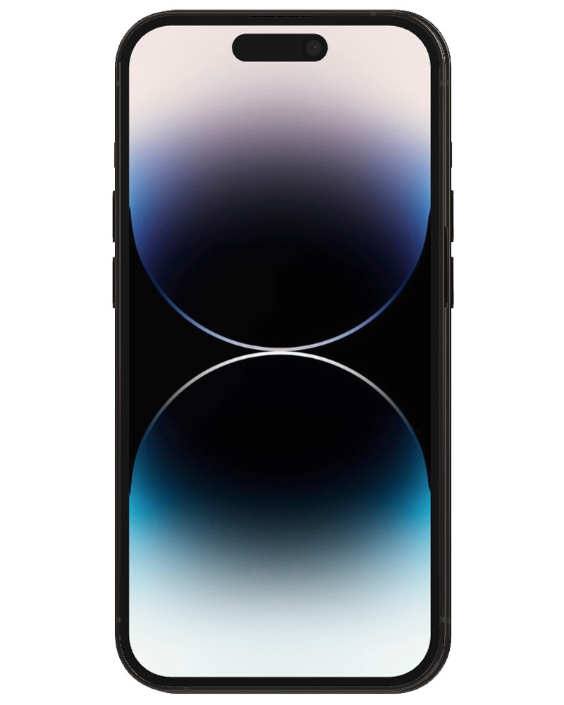 Wholesale Apple iPhone 14 Pro Max space black 128GB unlocked c stock bulk smartphone front view