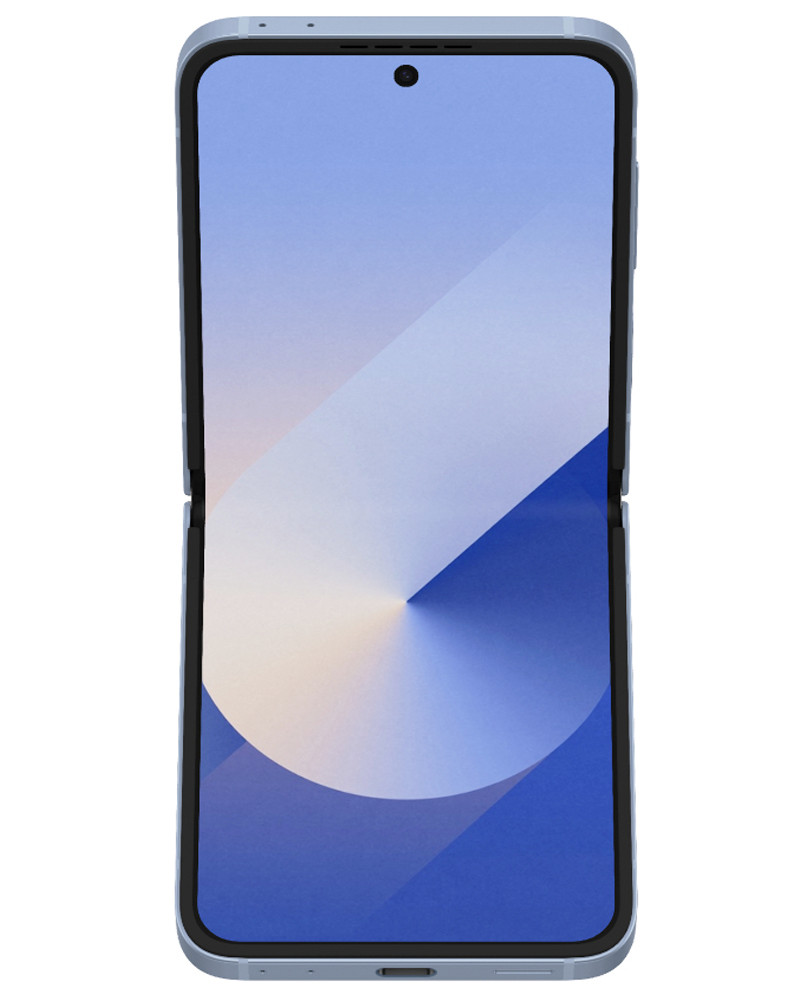 Wholesale Samsung Galaxy Z Flip6 blue 256GB unlocked a/b stock bulk smartphone front view