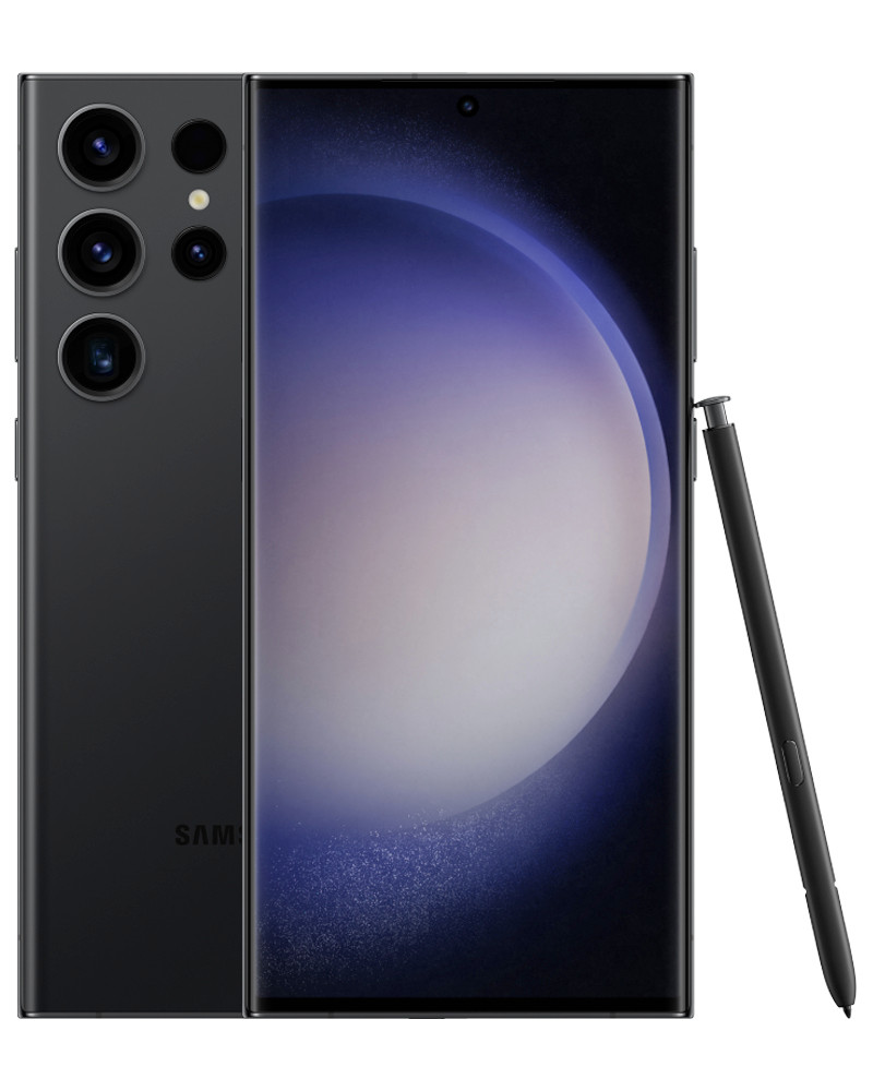 Wholesale Samsung Galaxy S23 Ultra phantom black 256GB unlocked B stock bulk smartphone