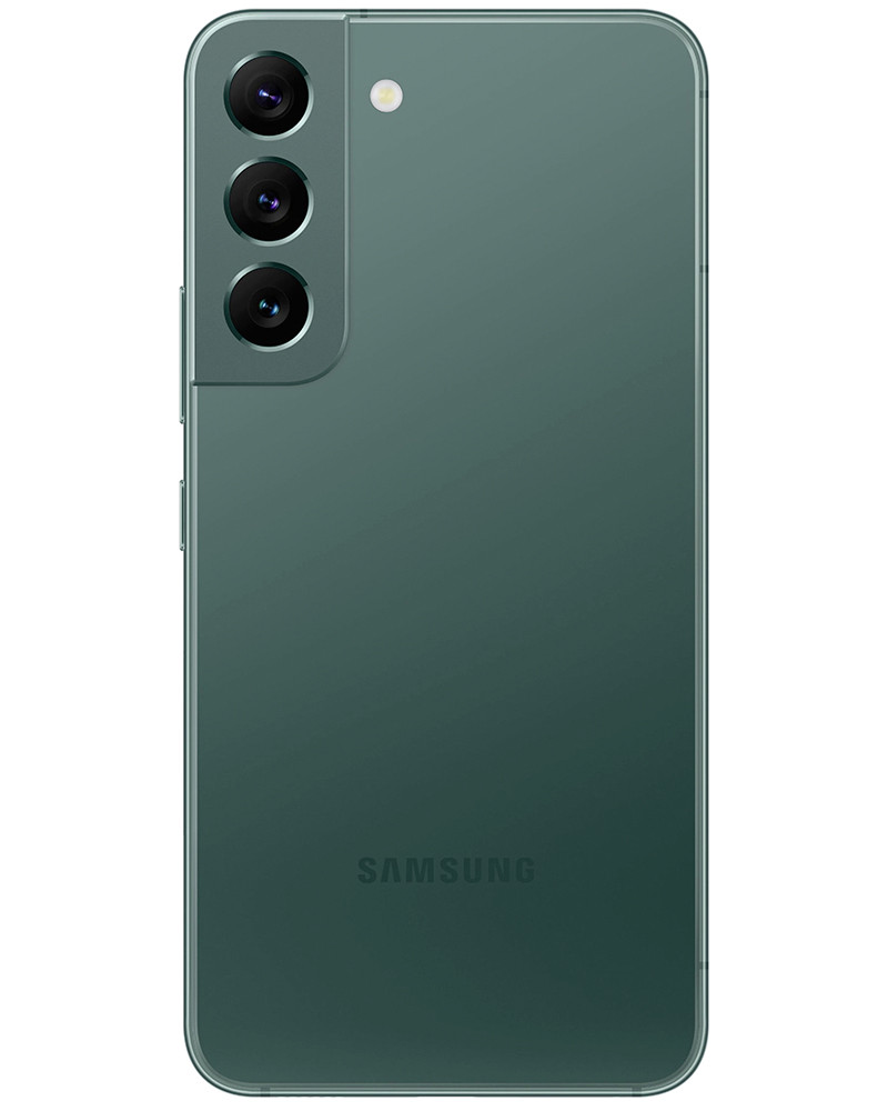 Wholesale Samsung Galaxy S22 green 128GB unlocked B-stock bulk smartphone back view