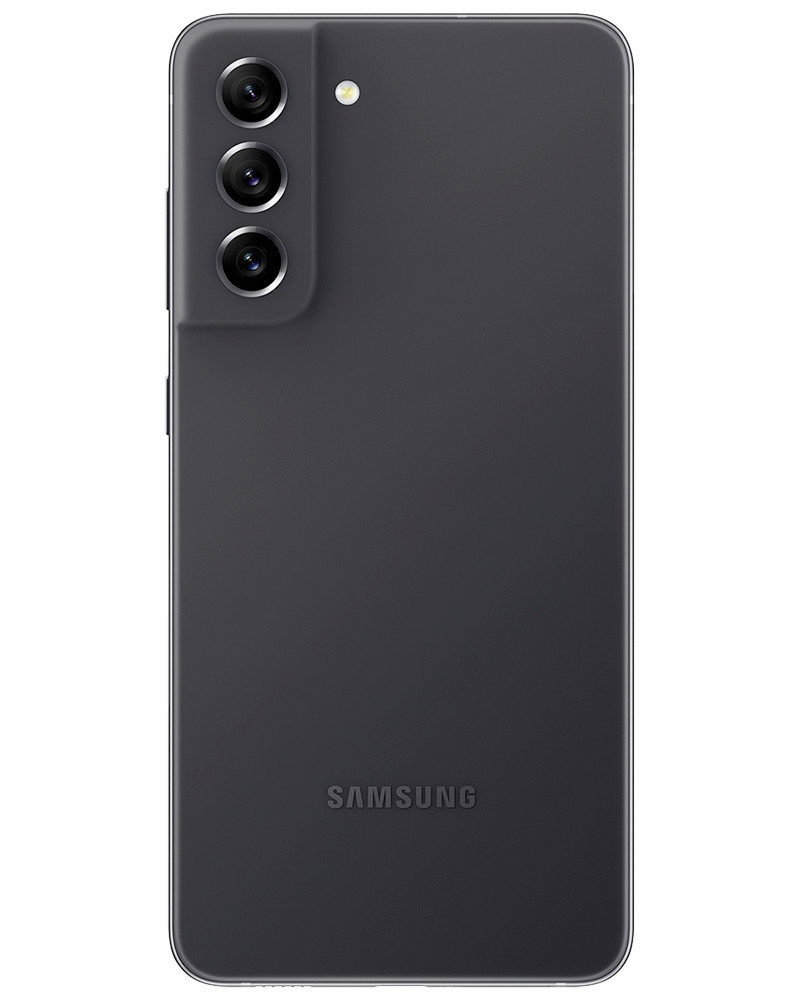 Wholesale Samsung Galaxy S21 FE graphite 256GB unlocked B/C stock bulk smartphone back view