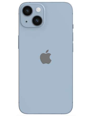Wholesale Apple iPhone 14 A2649 Blue 128GB - B Stock (Unlocked) back view