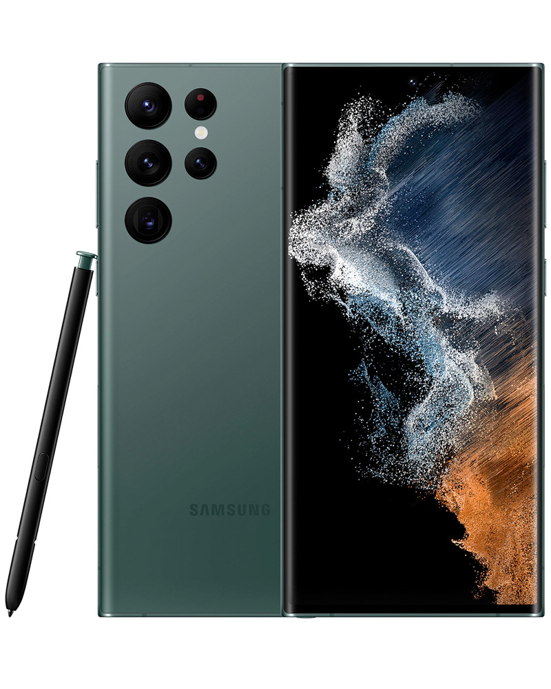 Wholesale Samsung Galaxy S22 Ultra green 512GB unlocked B/C grade bulk smartphone