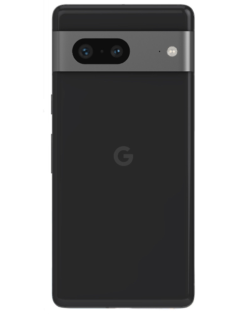Wholesale Google Pixel 7 obsidian 256GB unlocked B-grade bulk smartphone back view