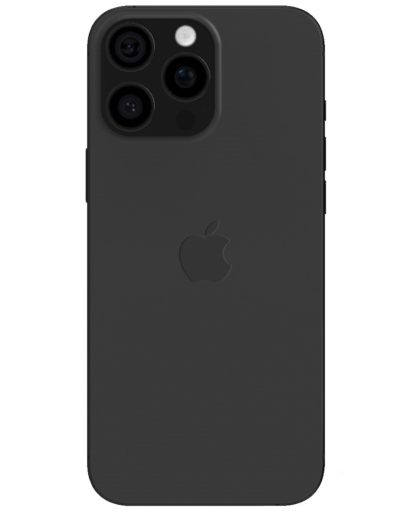 Wholesale Apple iPhone 16 Pro black titanium 128GB unlocked B/C-grade bulk smartphone back view