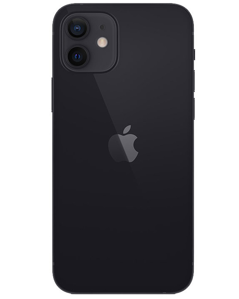Wholesale iPhone 12 Mini black 64GB unlocked bulk smartphone B stock back view