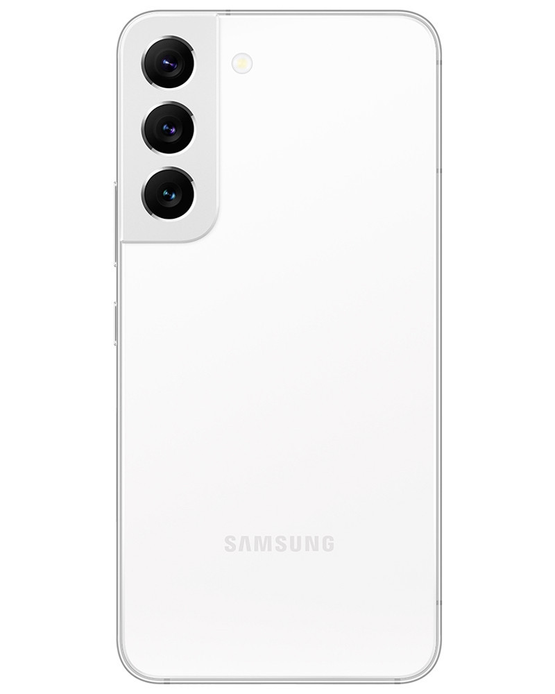 Wholesale Samsung Galaxy S22 phantom white 256GB unlocked b/c stock bulk smartphone back view