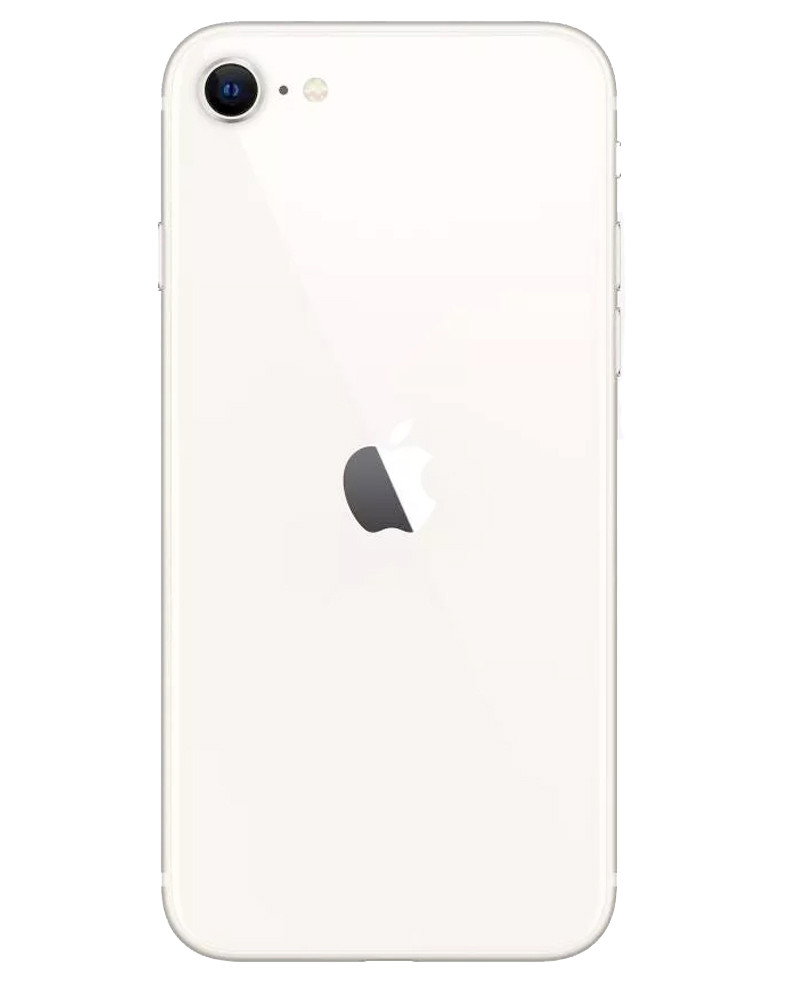 Wholesale Apple iPhone SE 3 2022 Starlight 64GB unlocked A stock bulk smartphone back view