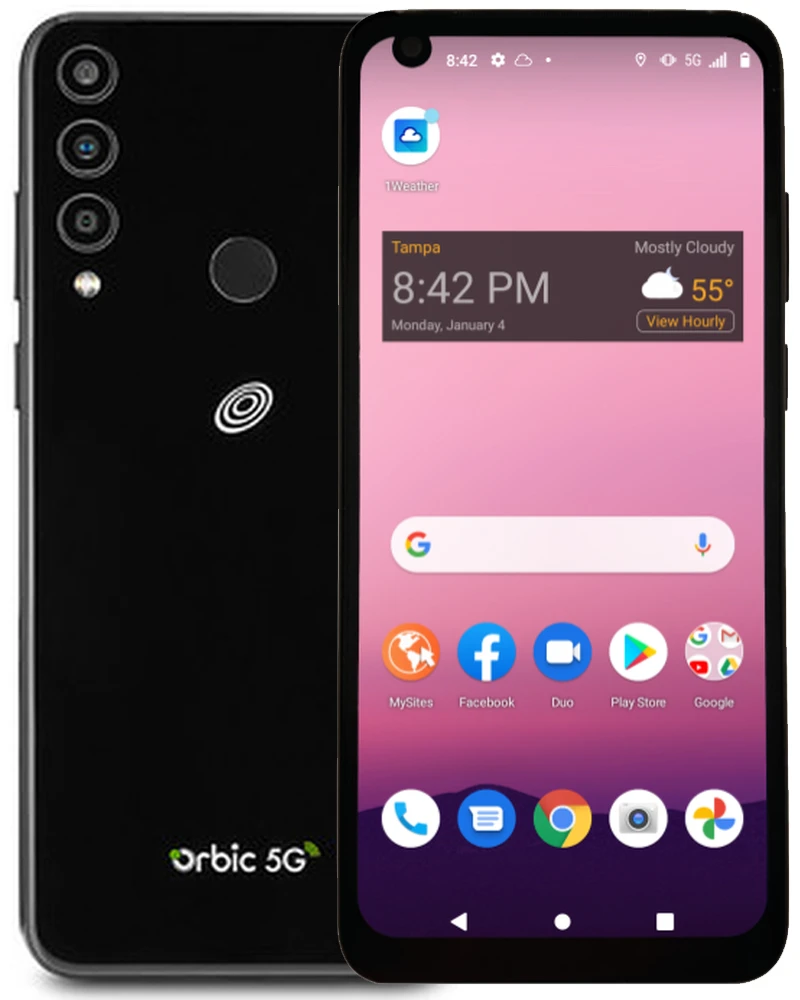 Wholesale Orbic Magic Black 64GB unlocked B stock bulk smartphone