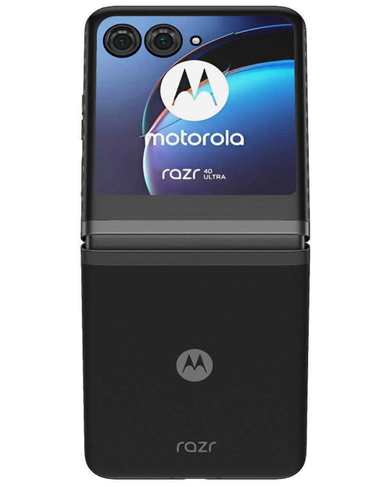 Wholesale Motorola Razr 40 Ultra XT2321-3 infinite black 256GB unlocked ab stock bulk smartphone back view