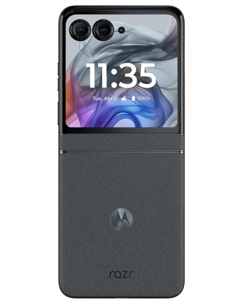 Wholesale Motorola Razr 2024 koala gray 256GB 5G unlocked b stock bulk smartphone back view