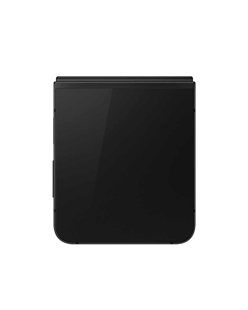 Wholesale Samsung Galaxy Z Flip7 FE black 256GB unlocked A+ stock bulk smartphone back view