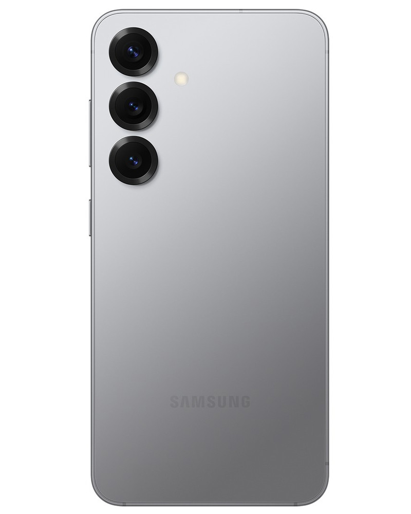 Wholesale Samsung Galaxy S25 silver shadow 128GB unlocked B/C stock bulk smartphone back view