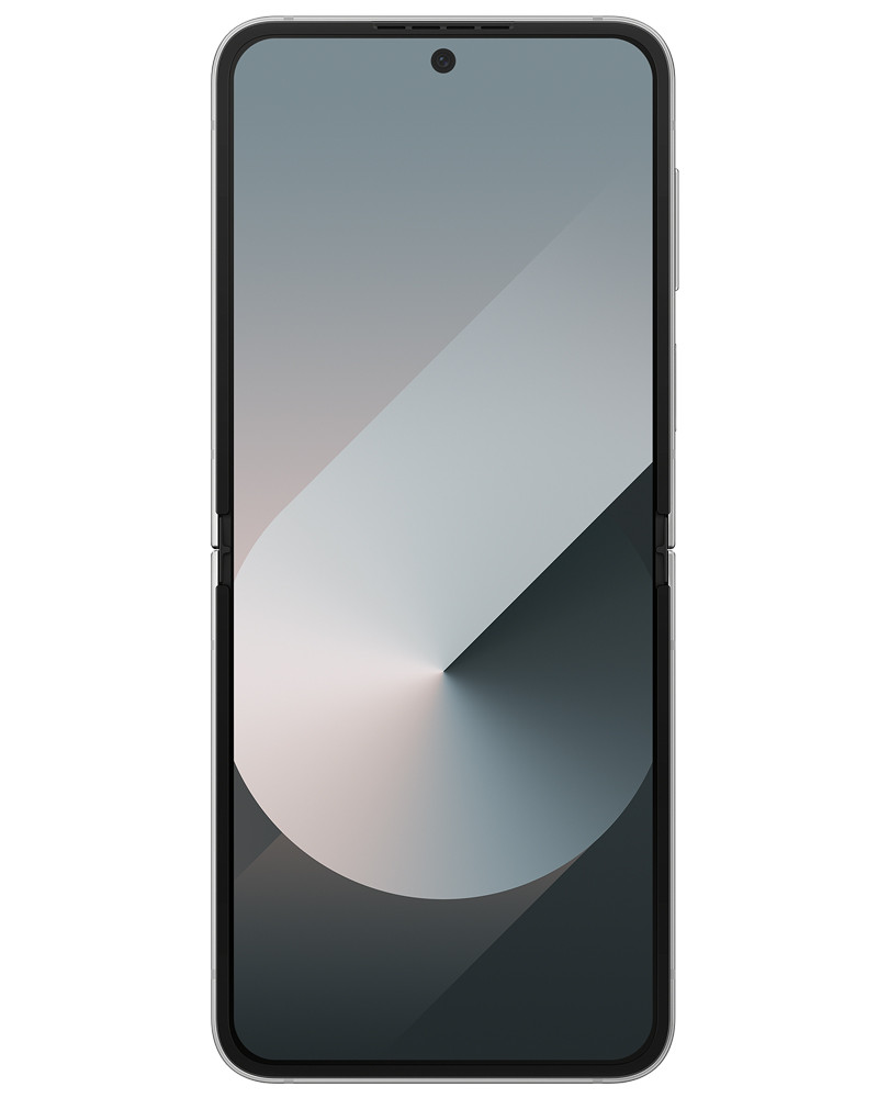 Wholesale Samsung Galaxy Z Flip6 silver shadow 512GB unlocked B/C stock bulk smartphone front view