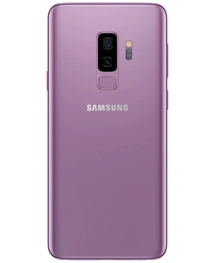 Wholesale Samsung Galaxy S9 Plus lilac purple 64GB unlocked C stock bulk smartphone back view