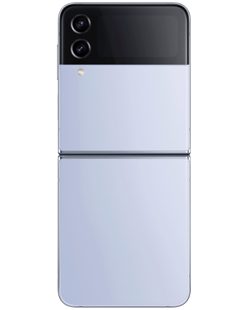 Wholesale Samsung Galaxy Z Flip4 blue 128GB unlocked B Stock smartphone back view