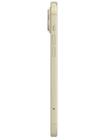 Wholesale Apple iPhone 15 Plus A2847 Yellow 128GB B Stock (Unlocked) side view angle
