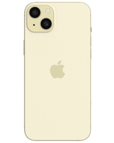 Wholesale Apple iPhone 15 Plus A2847 Yellow 128GB B Stock (Unlocked) back view
