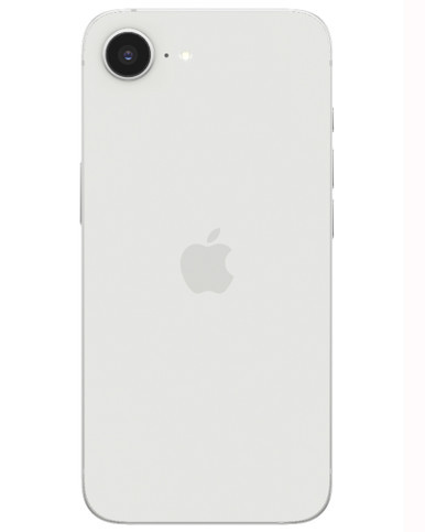 Wholesale Apple iPhone 16e A3212 White 128GB 5G - B/C Stock (Unlocked) back view