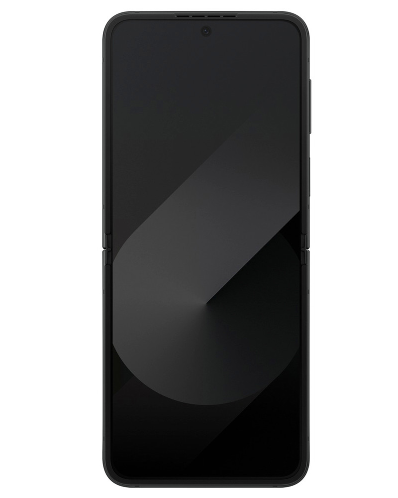Wholesale Samsung Galaxy Z Flip6 crafted black 512GB unlocked C grade bulk smartphone front view