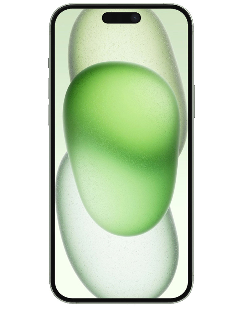 Wholesale Apple iPhone 15 Plus green 128GB unlocked A/B grade bulk smartphone front view