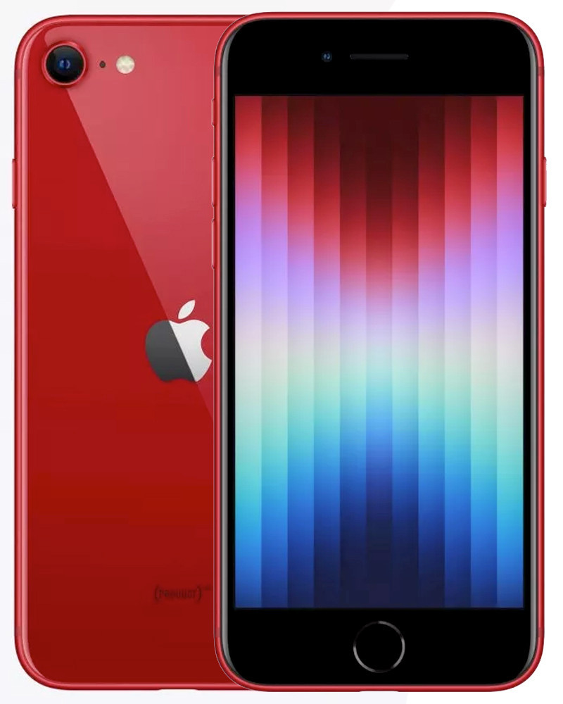 Wholesale Apple iPhone SE 3 2022 A2595 Red 128GB 5G unlocked, B/C stock - bulk smartphone lot