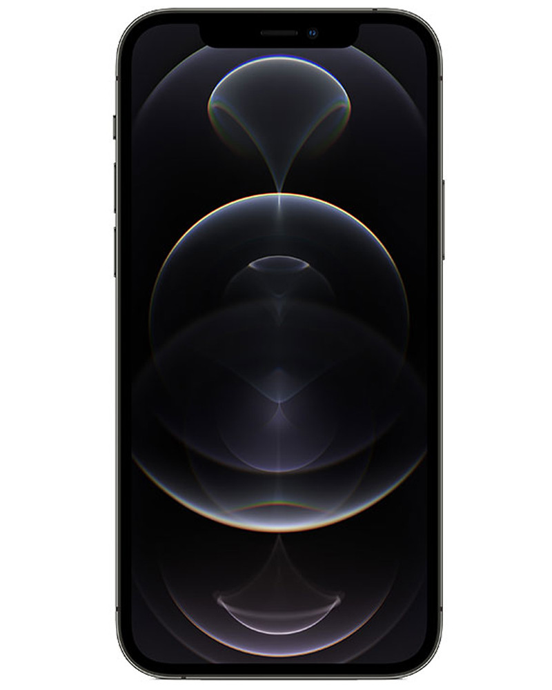 Wholesale Apple iPhone 12 Pro Max graphite 512GB 5G unlocked, A/B stock — bulk smartphone lot front view