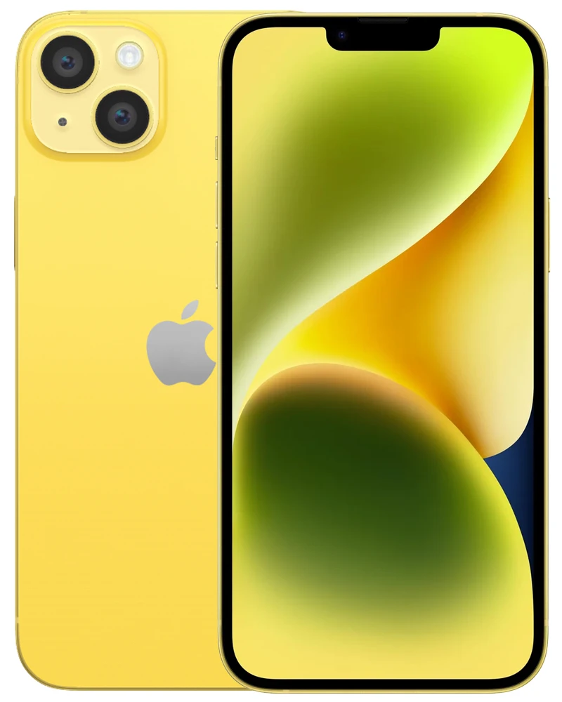 Wholesale Apple iPhone 14 Plus yellow 128GB unlocked C/D grade bulk smartphone