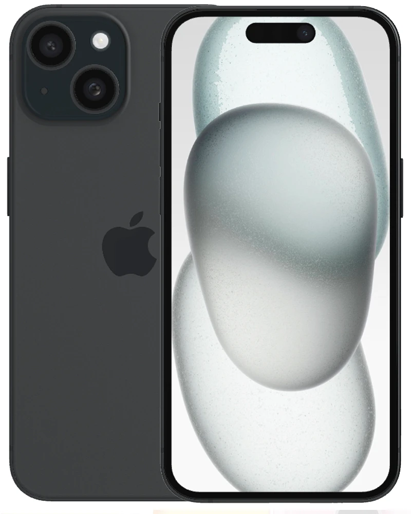 Wholesale Apple iPhone 15 black 128GB unlocked C/D grade bulk smartphone