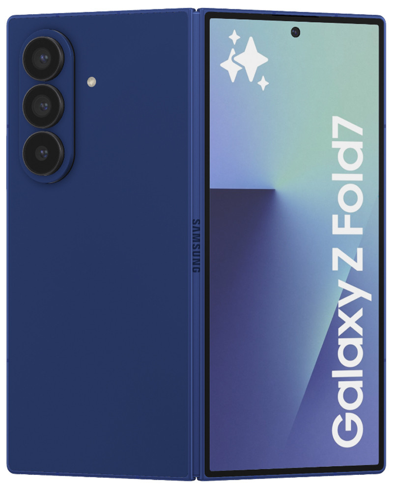 Wholesale Samsung Galaxy Z Fold7 blue shadow 256GB unlocked B/C grade bulk smartphone